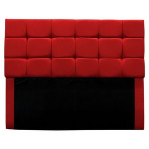 Cabeceira Cama Box Estofada Solteiro 90 Cm Bianca Suede Cor:vermelho