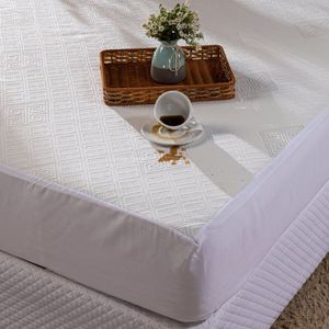 Protetor De Colchão Impermeável Branco Avulso King - Capa Protetora Para Cama Toque Macio