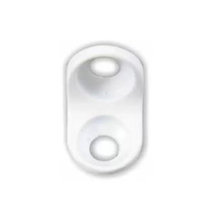 Cantoneira 2 Furos Aliviada Plastico Branco Leve C 400