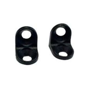 Cantoneira 2 Furos Aliviada Plastico Preto Leve C 1000