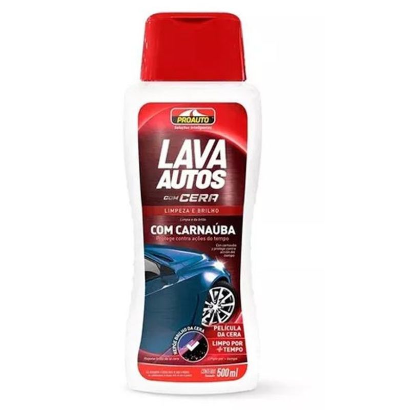 Lava Autos Com Cera Brilho 500ml - Proauto Premium - WebContinental