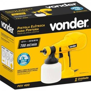 Pistola Pintura Eletrica Pev400 127v Vonder Sem Variação único