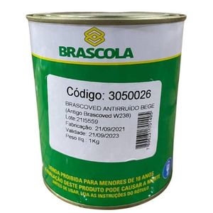 Brascoved Antirruido Bege W238 1kg Brascola