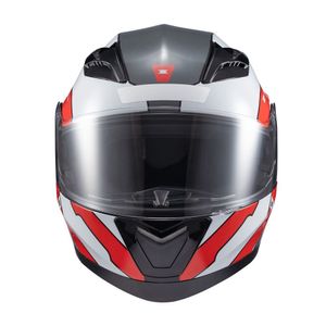 Capacete Texx Escamot Gladiator V3 Reisen Verm Branc 54