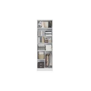 Guarda-roupa Closet 1 Cabideiro Kappesberg Adapt Branco 71cm