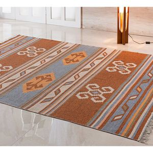 Tapete 100x140cm Kilim Antep Vermelho