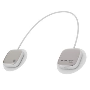 Mini Tens Alívio De Dores Musculares Recarregável Via Usb - Multi Saúde - Hc172 Cinza