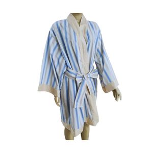 Kimono Roupao Unisex Tamanho Unico - Magic Enxovias Azul Listrado