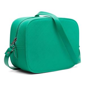 Bolsa Casual Quadrada Feminina Espaçosa Fecho De Ziper Alça Transversal