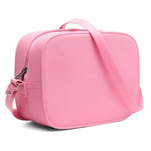 Bolsa Casual Quadrada Feminina Espaçosa Fecho De Ziper Alça Transversal