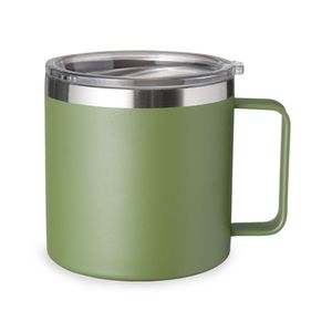 Caneca Térmica 450ml Personalizada Gravação A Laser - 18657 Cor Verde Escuro