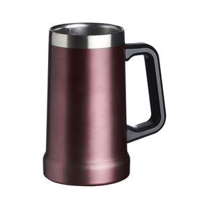Caneca Térmica 709ml Personalizada Com Sua Marca Ou Nome - 04070 Cor Vermelho Escuro