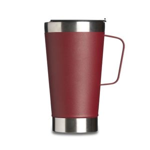 Caneca Térmica Inox Com Abridor 500ml Personalizada Com Sua Marca Ou Nome - 04082 Cor Vermelho