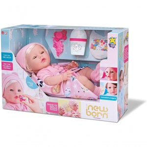 Boneca Reborn Diver New Born Premium Com Cabelo - Divertoys