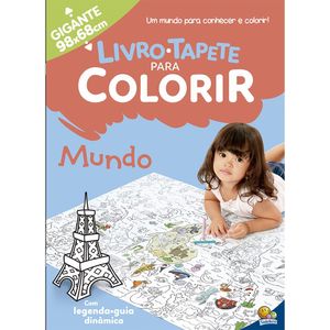 Livro Infantil Tapete Para Colorir - Mundo
