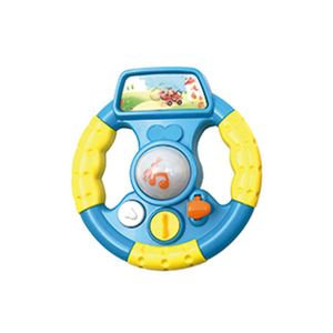 Brinquedo Para Bebês Educativo Volante Musical + 1 Ano Cor:azul