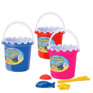 Balde De Praia Para Bebês - Cardoso Toys Cor:azul