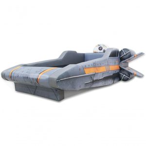 Cama Nave Star - Cinza Tamanho:solteiro
