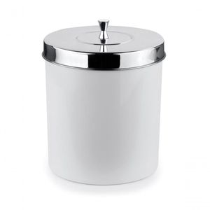 Lixeira Cesto De Lixo Com Aro Interno 5l Tampa Inox Cozinha