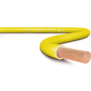 Cabo Flexivel Flexsil 750v 1,50mm 100m Amarelo