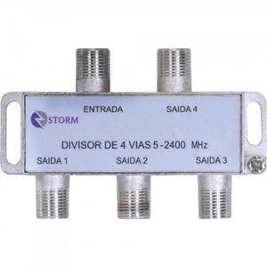 Divisor Satélite 1-4 5-2400 Mhz Storm - Pct - 10