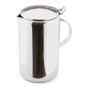 Bule Aço Inox Com Alça Tampa Grande 1,2 Litros Leite Café Fervedor Leiteira Chá água Jarra Serviço
