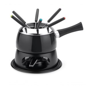 Aparelho De Fondue Cervinia 12 Peças Panela Esmaltada 1,4l