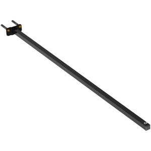 Suporte Refletor Base Reta Braço 100 Cm - Preto