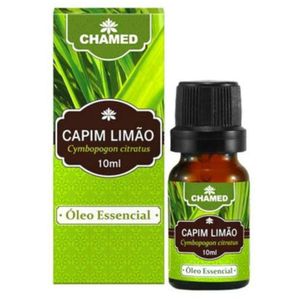 Óleo Essencial De Capim Limao 10 Ml Chamed