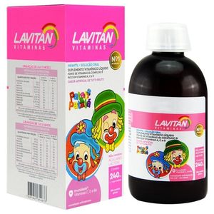 Lavitan Kids Sol Oral 240ml Tutti Frutti
