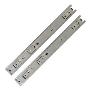 Kit 10 Corrediça Telescópica 45cm Para Gaveta Trilho 5 Pares 45mm