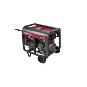 Gerador Branco Diesel Bd 6500 E3 6,5 Kva Partida Eletrica 127 220 V
