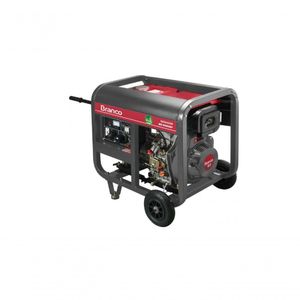 Gerador Branco Diesel Bd 8000 6,5 Kva Monofásico Partida Elétrica