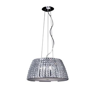 Pendente Vienna D 51cm X 24cm 6xg9 127v - 220v Cromado