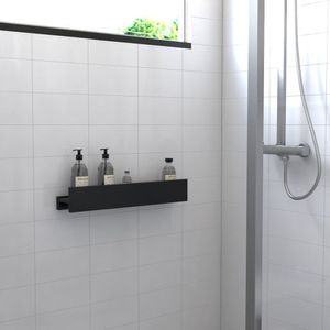 Porta Shampoo Linear 60cm Preto
