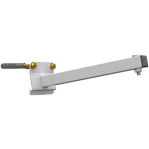 Suporte Refletor Parede Braço Inclinado 20 Cm - Branco
