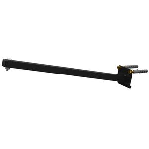 Suporte Refletor Parede Braço Inclinado 40 Cm - Preto