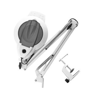 Lupa Luminaria Estetica Cosmetologia Dentista Salao Profissional Aumento Led Garra Mesa Suporte