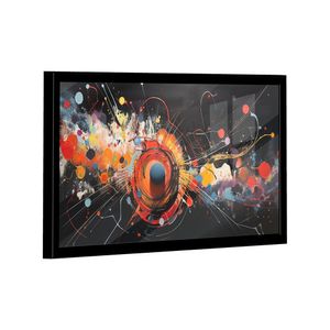 Quadro Formas Minimalistas Coloridas -- Br Artes
