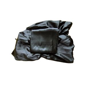 Jogo De Cama Cetim Solteiro 2 Peças Lençol Elástico + Fronha Antifrizz 2 Abas Preto
