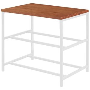 Banco Sapateira Industrial Em Aço Branco F84 Pinus Mell Dmobiliario Branco Mell