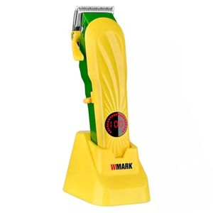Máquina De Cortar Cabelo Wmark Ng-801 Amarela Bivolt