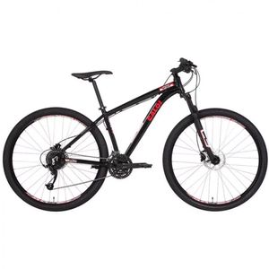 Bicicleta Aro 29 Caloi Mojave 27 Marchas, Quadro Alumínio E Câmbio Microshift Preto