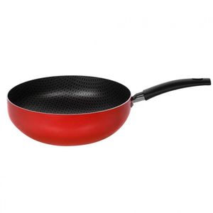 Frigideira Wok Multiflon Color Com Revestimento Ultra 7 24 Cm Vermelho