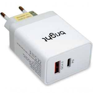 Carregador Ultra Rapido 4a (36w) Usb E Tipo "c"