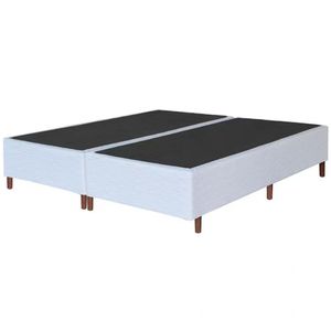 Base Box Para Colchão De Solteiro Itália 33x96x203 Cm Umaflex Branco