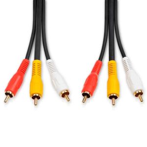 Cabo Rca 3+3 Niquelado 1.5m