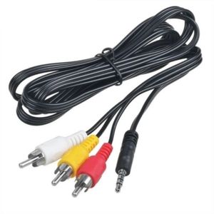 Cabo P2 Macho P/3rca Macho 1,5m Niquelado