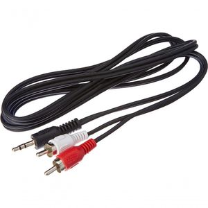 Cabo P2 Macho P/2rca Macho 1,5m Dourado