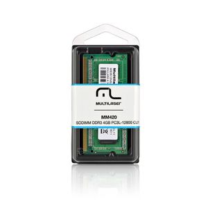 Memoria Multilaser Ddr3 Sodimm 4gb 1600 Mhz